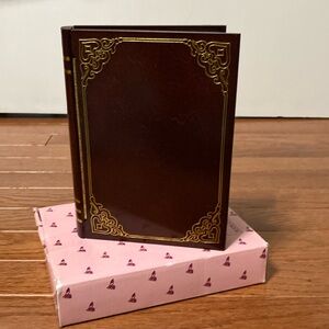 Mahogany Book/Crystals Box